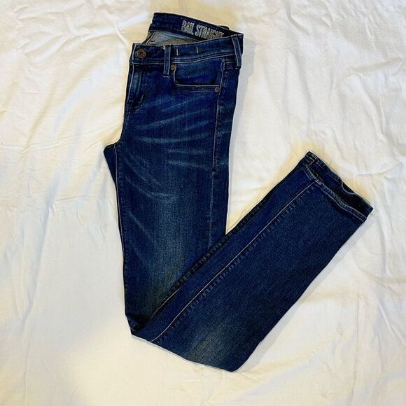 Madewell Rail Straight Jeans! Size 26x34 - Picture 1 of 5